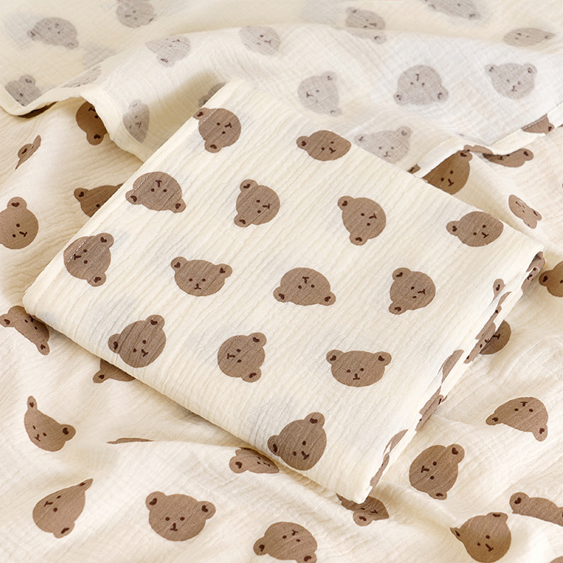 Muslin Swaddle Wrap - Babydeken Mousseline Inbakeren Pasgeboren 2-laags katoenen