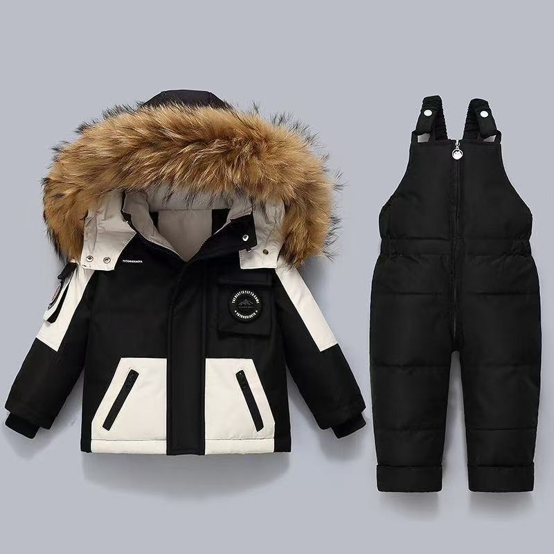 Baby Clothing Zipper - 2026 Winter Kinderen Donsjack Thermische Set