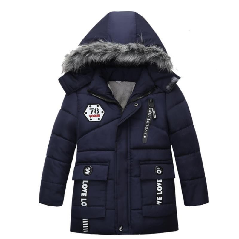 Baby Clothing Zipper - Kinderen Winter Jas Jongens Hooded Katoen