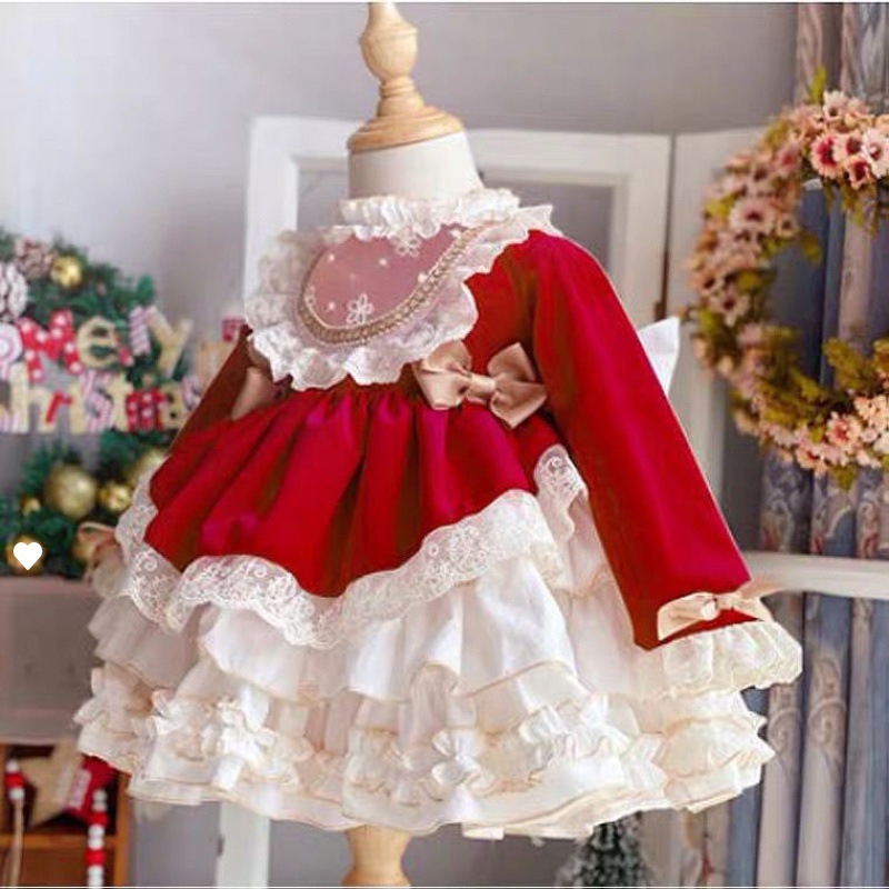 Baby Clothing Dresser - Meisje Baby Party Dress Nieuwe Spaanse