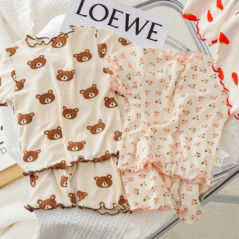 Baby Sleep Suit - 2026 Zomer katoen cartoon casual Pyjama