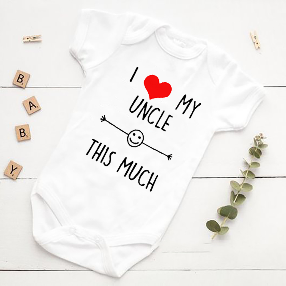 Baby Clothing Gender Neutral - Ik hou van mijn oom zo
