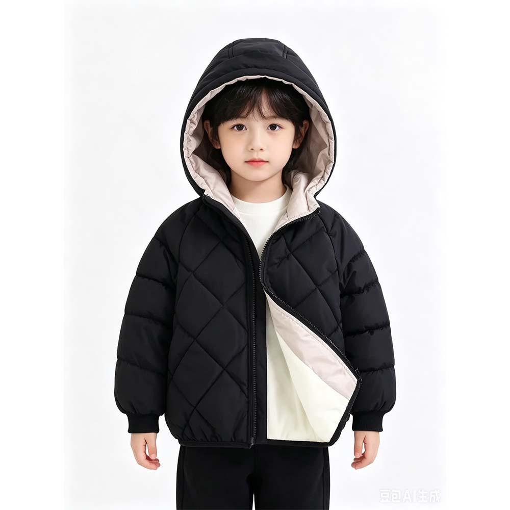 Baby Clothing Zipper - Casual babymeisjes winterkleding Kinderen lichte donsjassen