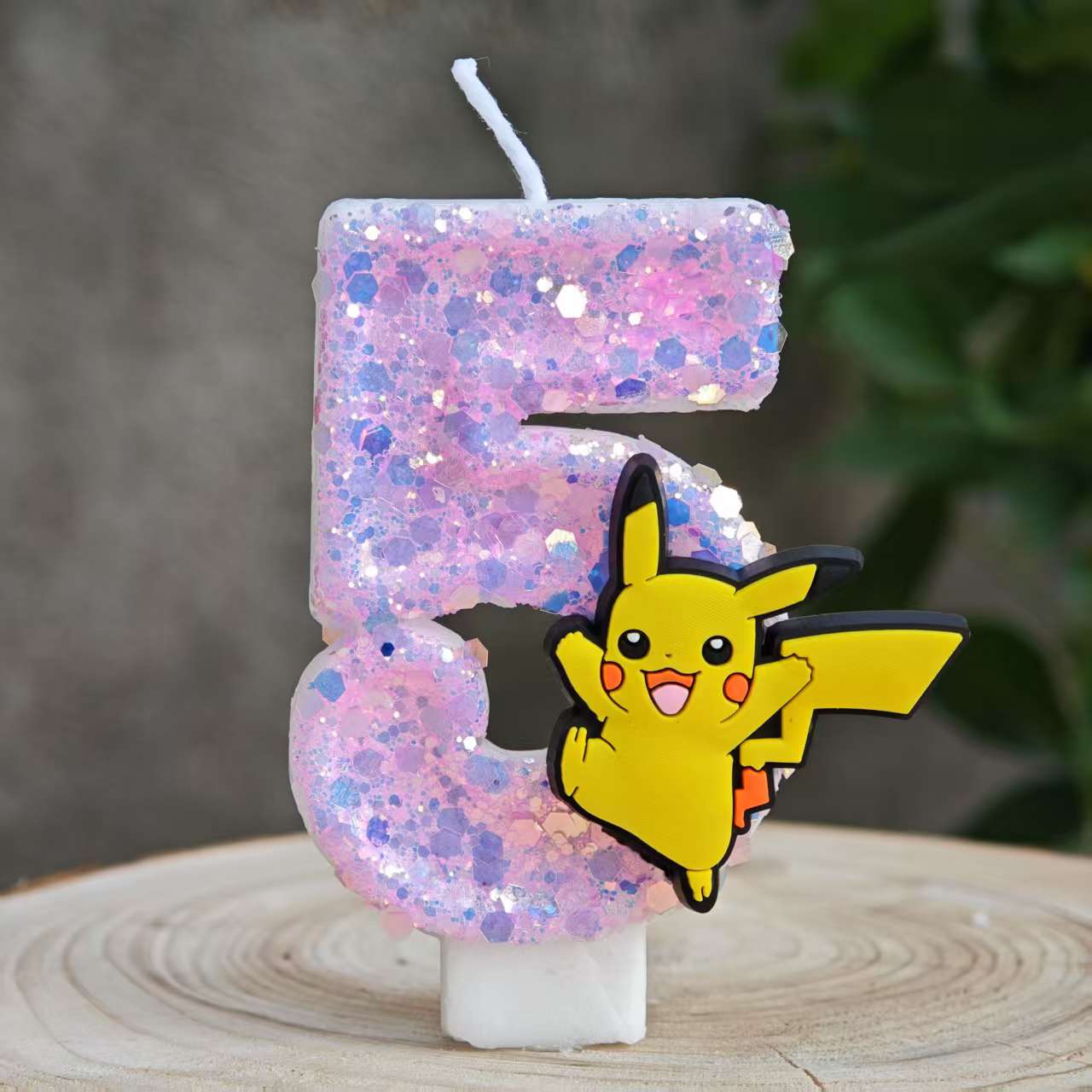 Baby Clothing Easter - Pikachu Pokémon Kaarsen 0-9 Nummer Taart
