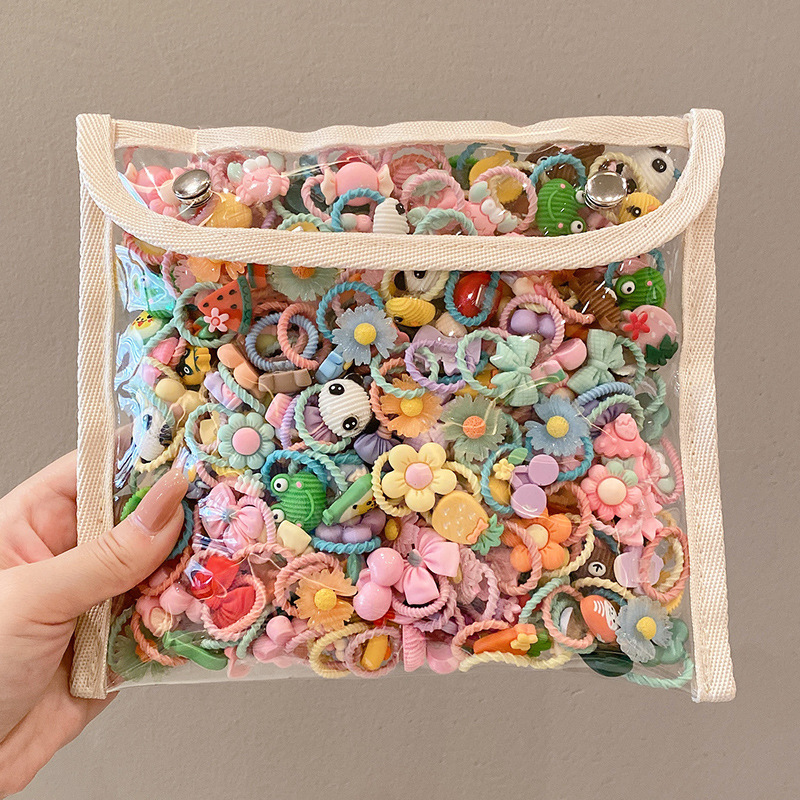Newborn Gift Set - 50-delige meisjes cartoon fruit dier rubberen