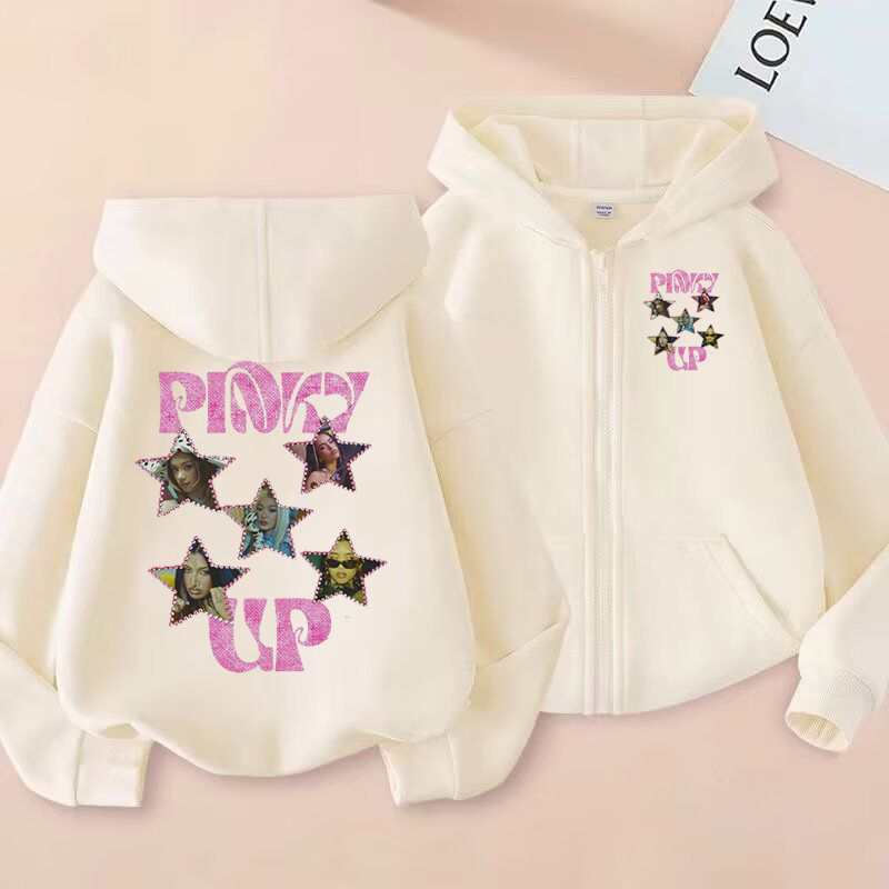 Baby Clothing Zipper - Mode Meisjeskleding Meisjesgroep KATSEYE Rits Hoodie