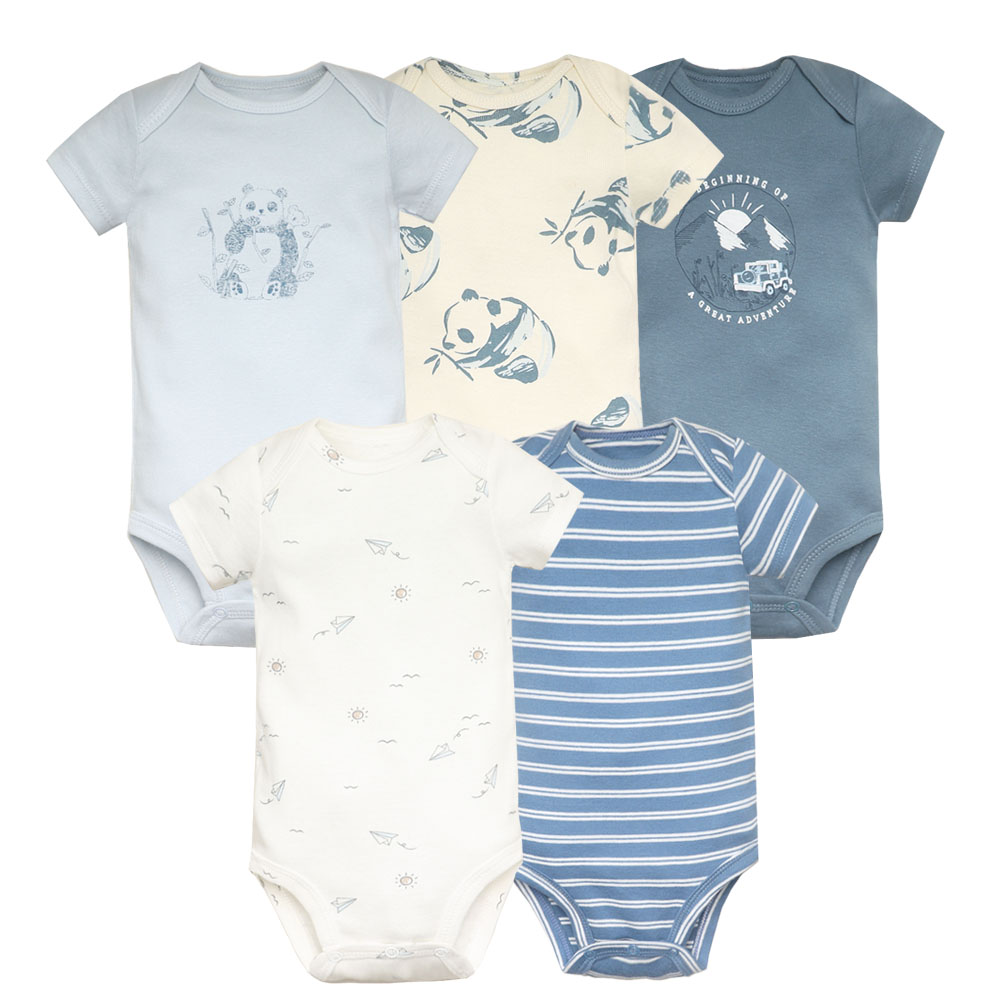 5 stks/partij Baby Bodysuit Mo - Baby Clothing Gender Neutral recensie en prijs