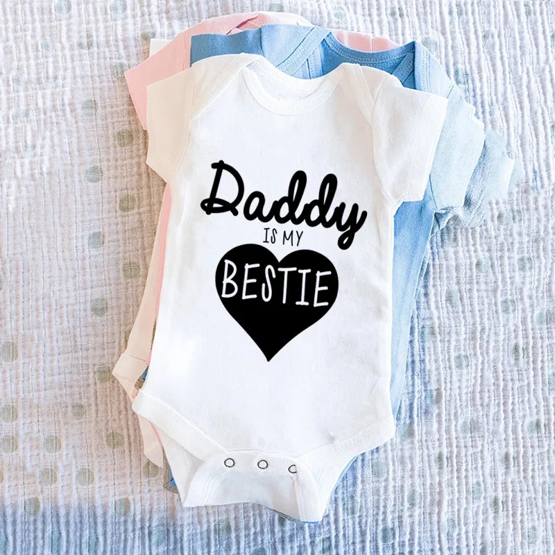 Daddy Is My Bestie Schattige b - Baby Clothing Gender Neutral recensie en prijs