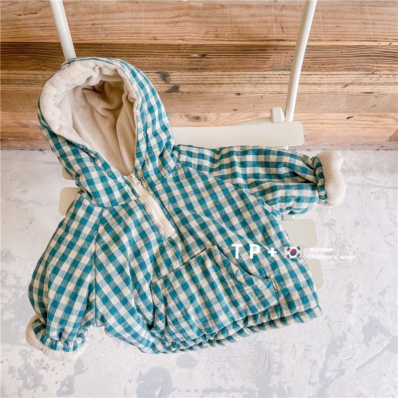 Mode Plaid Kinderjas 2026 Kore - Baby Clothing Zipper recensie en prijs