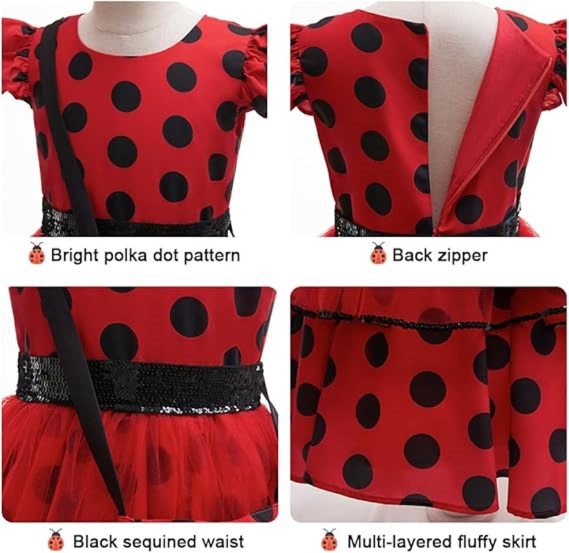 Meisjes Cosplay Kostuum Polka  - Baby Clothing Sizes recensie en prijs