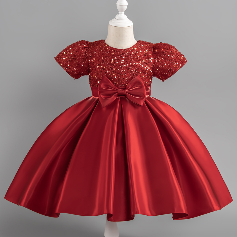 Baby meisjes kerstjurk paillet - Baby Clothing Dresser recensie en prijs