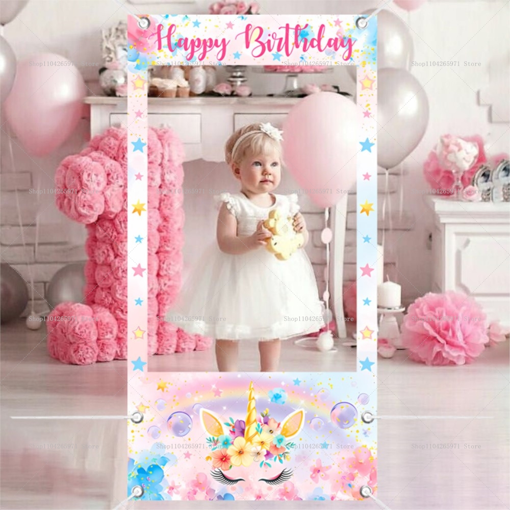 Eenhoorn Thema Photo Booth Fra - Baby Clothing Event recensie en prijs