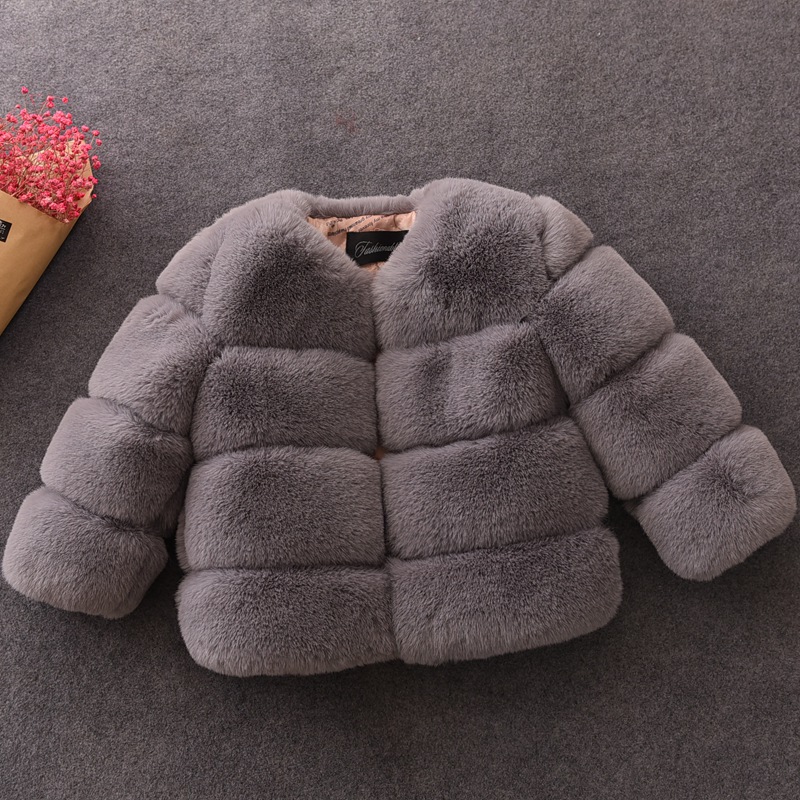 Baby Meisjes Faux Bontjas Wint - Baby Clothing Zipper recensie en prijs