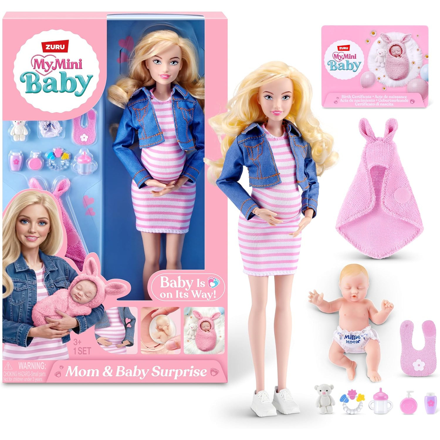 Zuru My Mini Baby Zwangere Pop - Newborn Gift Set recensie en prijs