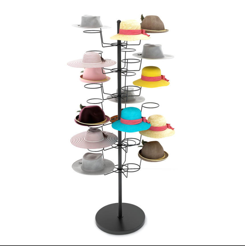Nieuwe hoedendisplay stand hoe - Baby Clothing Stores recensie en prijs