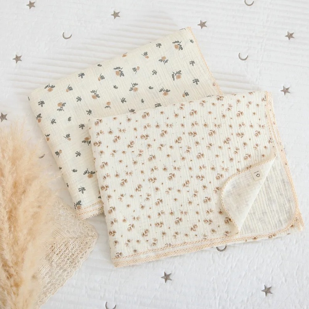 Zachte bloemenmousseline babyd - Muslin Swaddle Wrap recensie en prijs