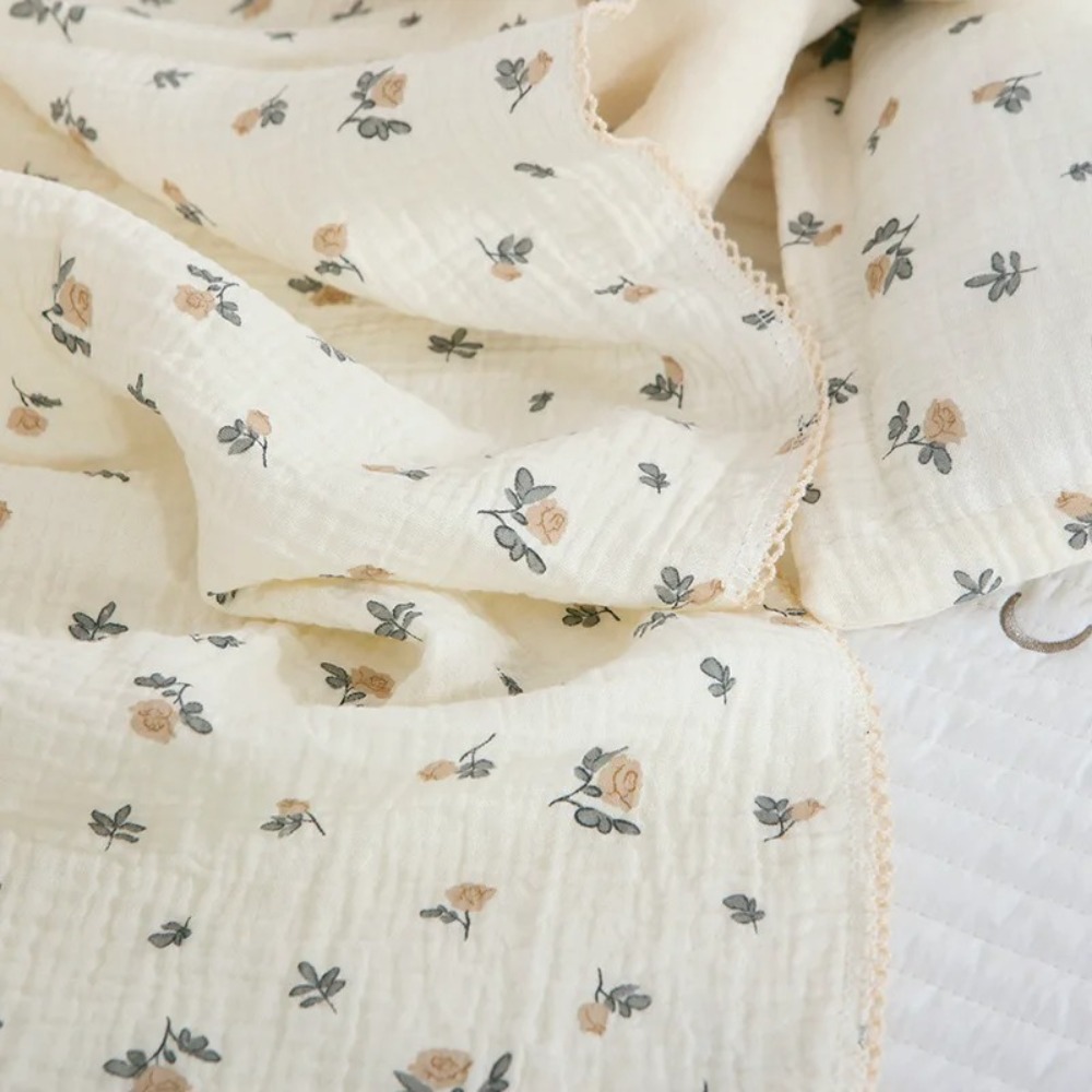 Zachte bloemenmousseline babyd - Muslin Swaddle Wrap recensie en prijs